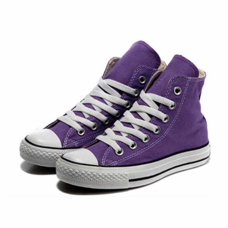 black purple shoes